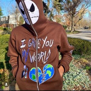 “My world” Full zip-up